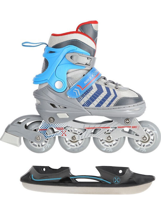 Nils Nh18192 Kids Adjustable Inline Rollers Gray