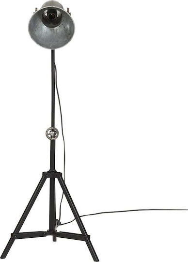 vidaXL Vintage Floor Lamp H55xW15cm. with Socket for Bulb E27 Silver