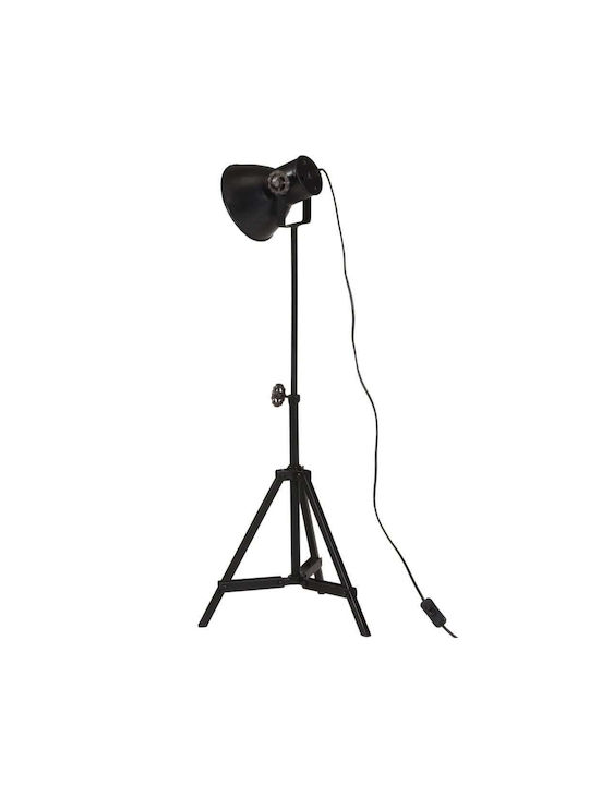 vidaXL Floor Lamp H65xW35cm. with Socket for Bulb E27 Black