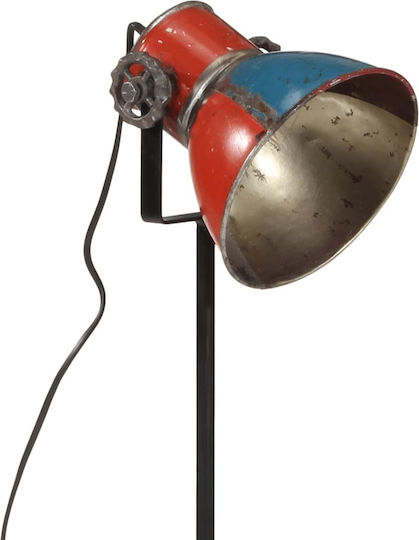 vidaXL Floor Lamp H65xW35cm. with Socket for Bulb E27 Multicolour