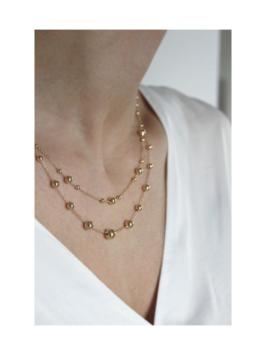 Colier de aur 14K Bead It Shine 4604