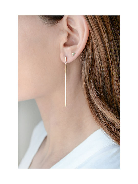 Earring Gold 14K Rock Studs