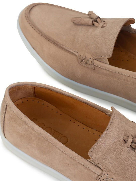 Herren Mokassins in Beige Farbe