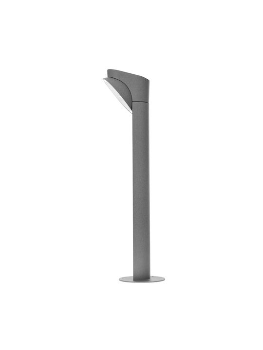 Lampa Post Mic LED Pentru Exterior 12W Cu Lumină Alb Natural Gri