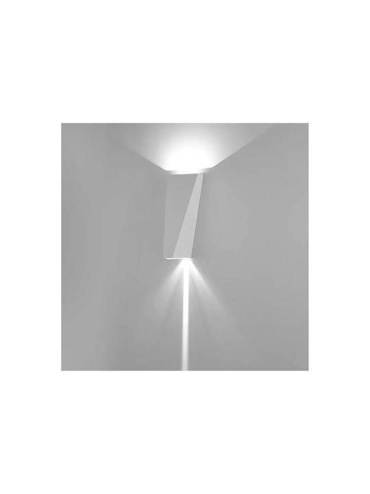 Επιτοίχιο Εξωτερικό Φωτιστικό LED IP20 6W με Φυσικό Λευκό Φως