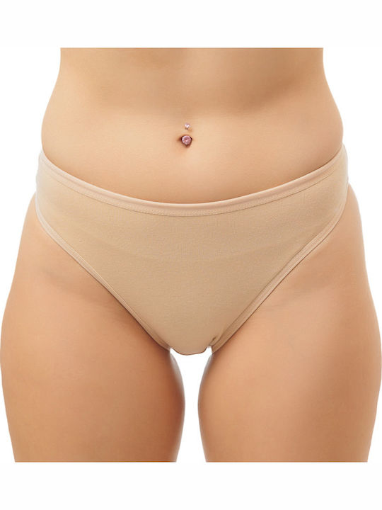 Damen Slip Beige
