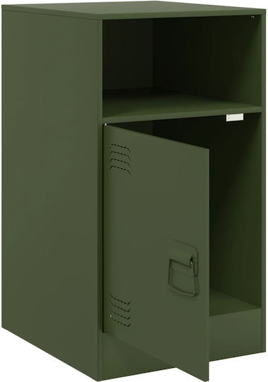 Κομοδίνα Μεταλλικά Πράσινα 2τμχ 34.5x39x62cm