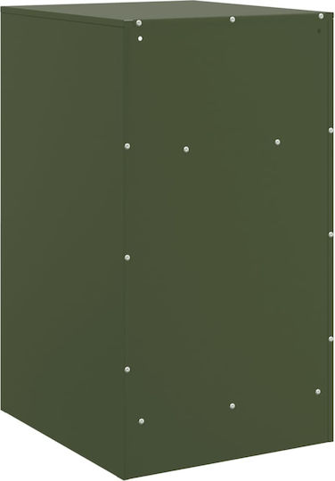Κομοδίνα Μεταλλικά Πράσινα 2τμχ 34.5x39x62cm