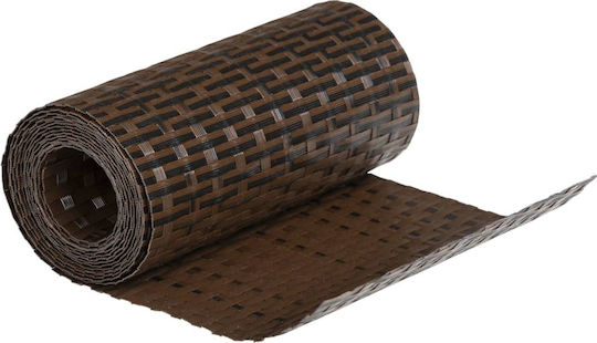 Vidaxl Patio Dividers 10 Pieces Brown & Black 255x19 cm Synthetic Rattan Brown