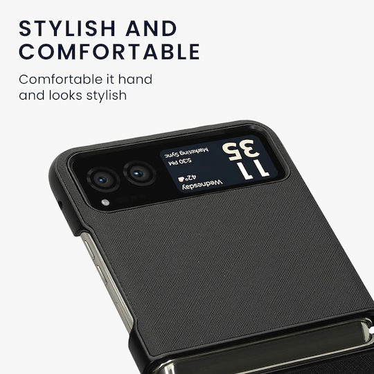 KWmobile Back Cover Πλαστικό Μαύρο (Motorola Razr 40)
