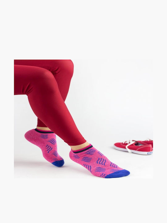 Crazy Socks Femei Șosete Fuchsia 1Pachet Crazy Socks Femei Șosete Fuchsia 1Pachet