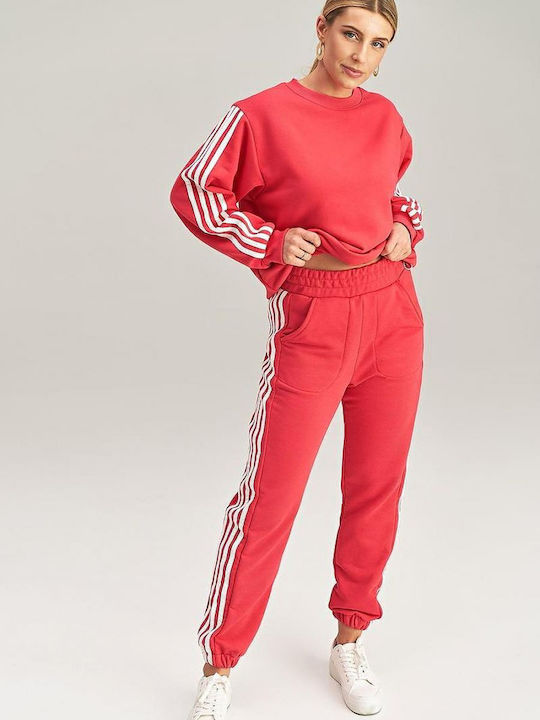 Figl Damen-Sweatpants-Set Red