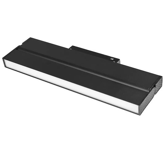 LED Γραμμικό Φωτιστικό Οροφής 12W Ρυθμιζόμενο Λευκό 30εκ.