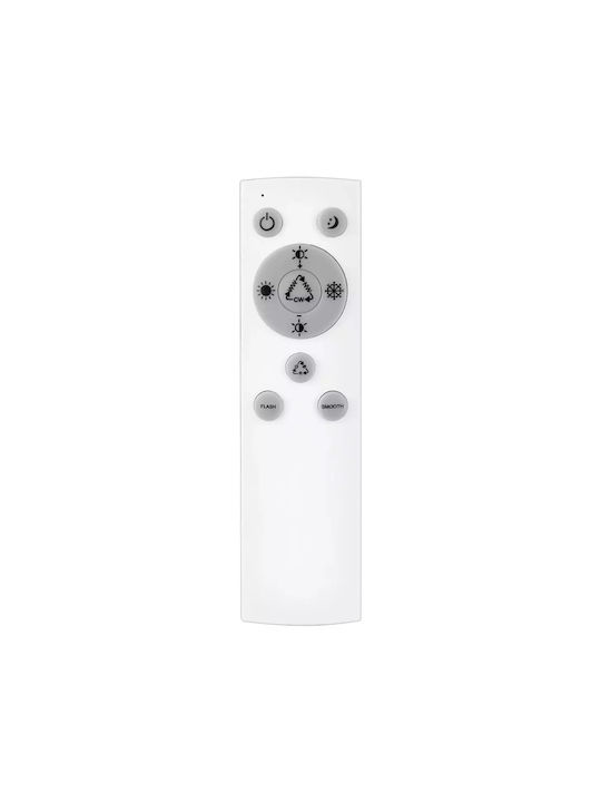 Ceiling Mount Light 40cm White with Integrated LED