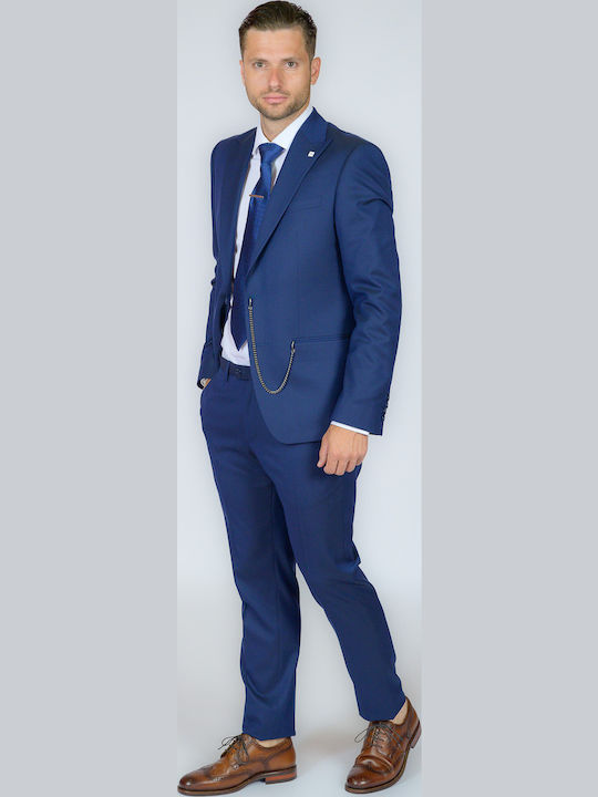 Мъжки Костюм BLUE