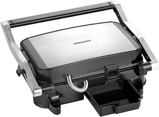 Concept Sandwich Maker Grill 1500W Gray