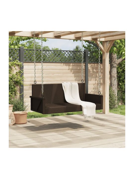 Leagăn suspendat 2 sloturi Rattan Maro Rezistență până la 110kg L119xL56xH48cm