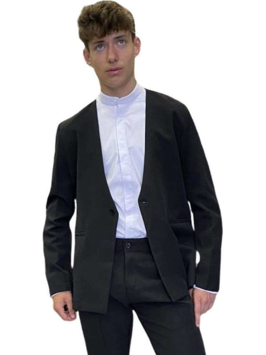 Men's Suit Slim Fit Black