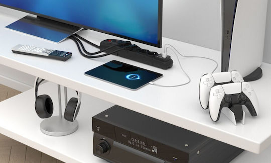 Acar Πολύπριζο Aσφαλείας 4 Θέσεων με 1 USB-A, 1 USB-C και Καλώδιο 5m Γαλλίας (Type E)