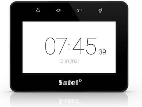 Satel Security Access-Control Keypad Touch with Screen Black INT-TSG2R-B