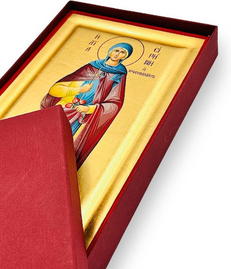 Image St. Irini Chrysovalantou Wooden 15x27cm