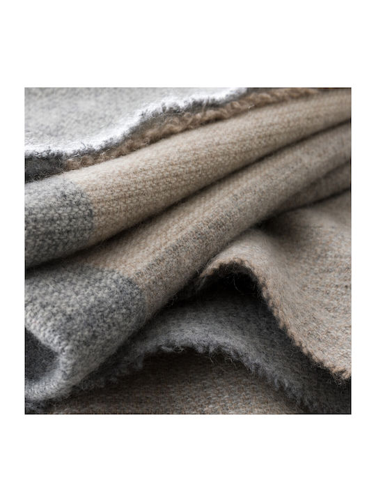 Am.Pm Armchair Throw Two Sides 135x215cm Cashmere