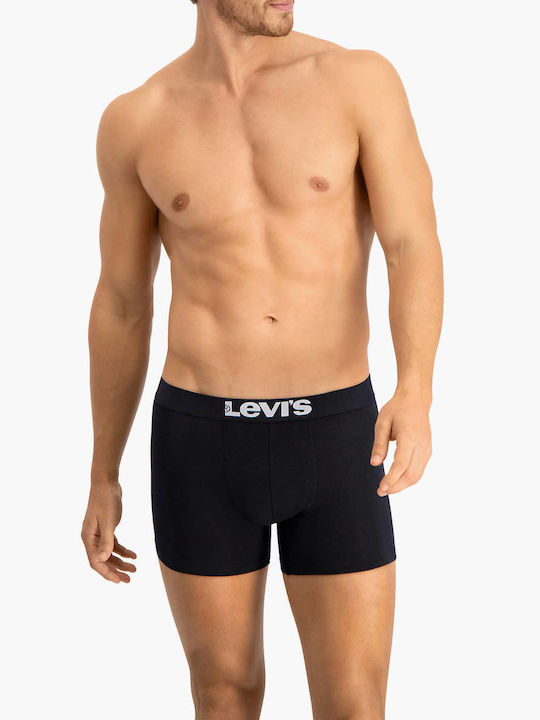 Vintage Men's Boxers Black with Patterns 2Pack