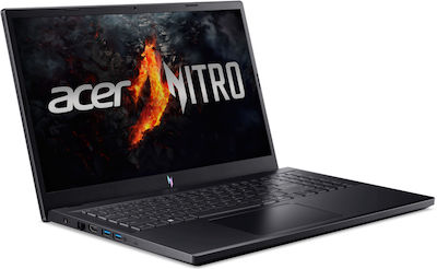 Acer Nitro V 15 ANV15-41 15.6" IPS FHD 144Hz (Ryzen 5-7535HS/16GB/512GB SSD/GeForce RTX 2050/Fără OS) Negru obsidian (Tastatură US)