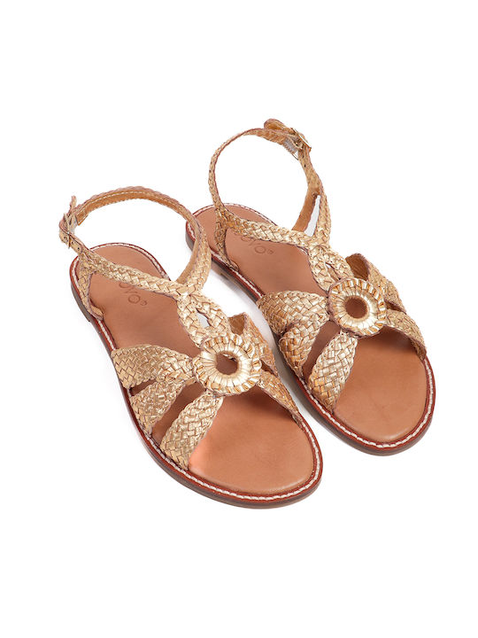 Inuovo Leather Women's Sandals Gold