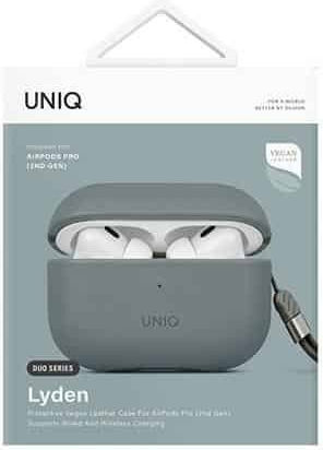 Uniq Θήκη Δερματίνης σε Μπλε χρώμα για Apple AirPods 1 / AirPods 2