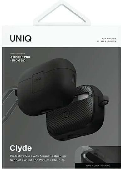 Uniq Θήκη Πλαστική / Σιλικόνης σε Γκρι χρώμα για Apple AirPods 1 / AirPods 2