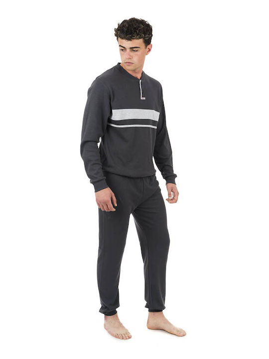 Billy Sabbado Men's Winter Pajamas Set Grey