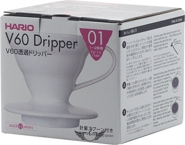 Hario Drip Pour Over Set Κεραμικό Λευκό