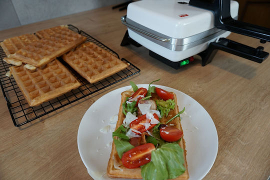 Dezal Βαφλιέρα για Ορθογώνιες Βάφλες 1300W