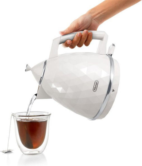 De'Longhi Brillante Exclusive Kettle 1.7lt 2000W White
