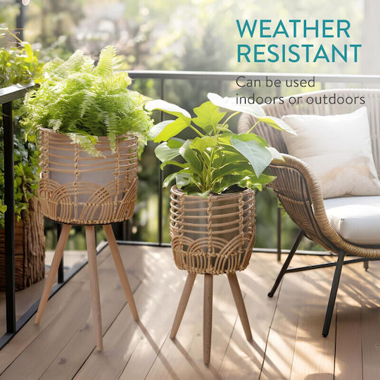 Navaris Κασπώ Rattan Μπεζ Navaris Κασπώ Rattan Μπεζ