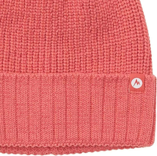 Pom Pom Beanie Frauen Beanie Gestrickt in Rosa Farbe