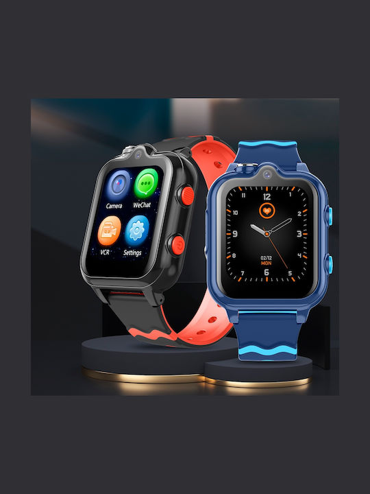 Wonlex Παιδικό Smartwatch Kt18 Pro με Κάμερα Μπλε