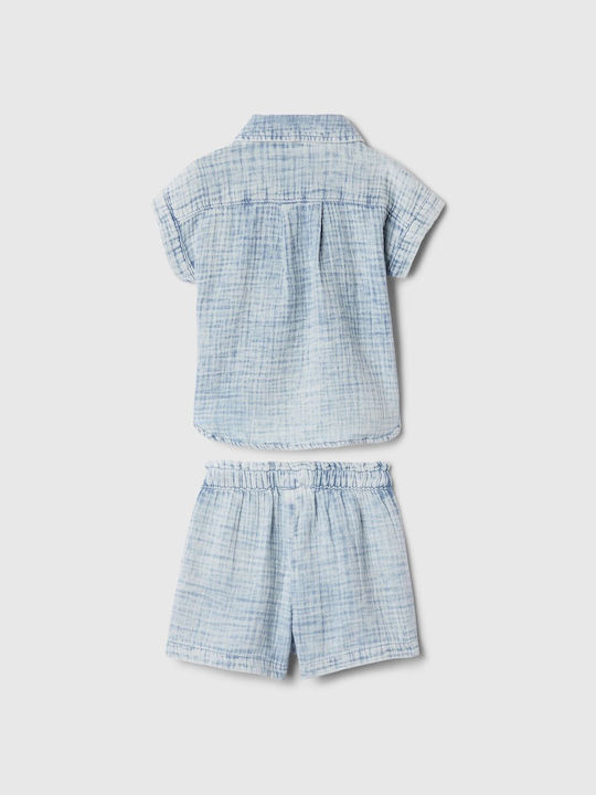 GAP Kids Set with Shorts Summer 2pcs Blue