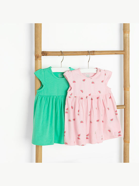 Set Rochii pentru Copii Cu mâneci scurte Multicolor