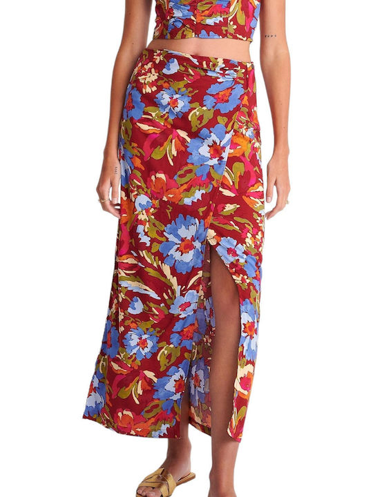 Attrattivo Maxi Skirt Floral Multicolor