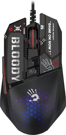 A4Tech Bloody W60 Max Mini Gaming Ποντίκι 12000 DPI Μαύρο