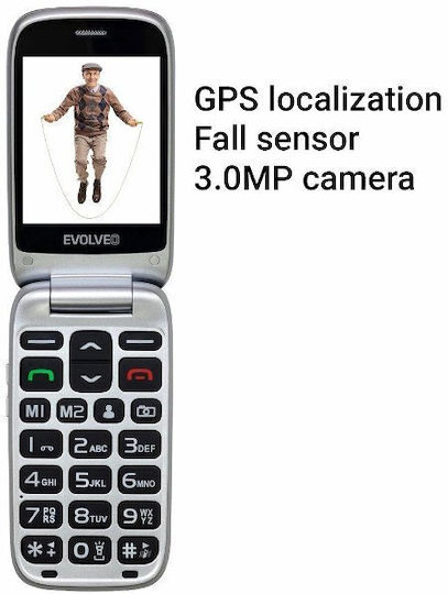 Evolveo EasyPhone FS Telefon Mobil Single SIM cu Butoane Mari Negru
