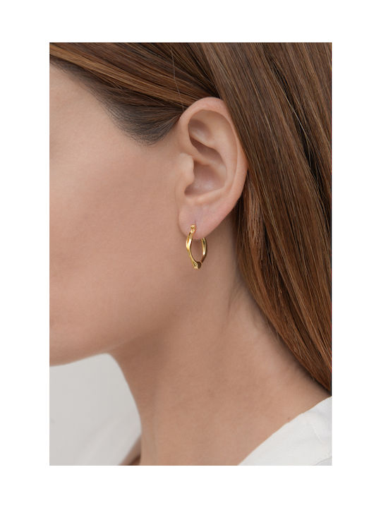 Kritsimis Earrings made of Silver Gold Plated