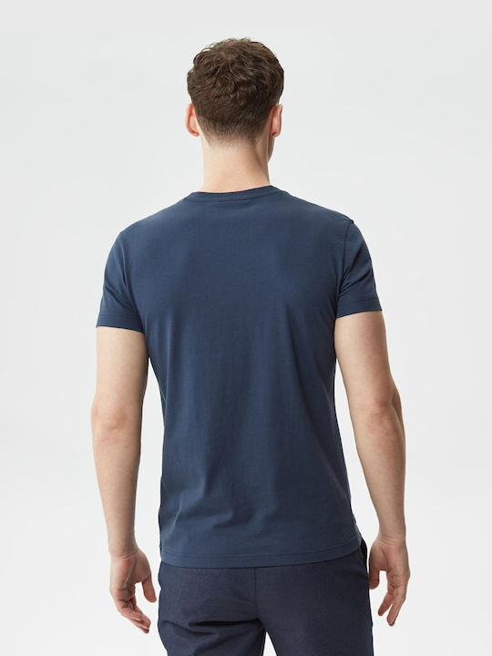 Lacoste Men's Short Sleeve T-shirt Navy Blue