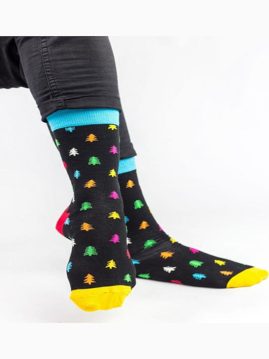 Crazy Socks Bărbați Șosete Black 1Pachet Crazy Socks Bărbați Șosete Black 1Pachet