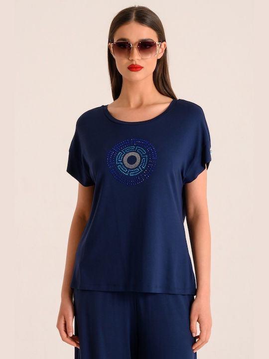 Derpouli Women's T-shirt Blue