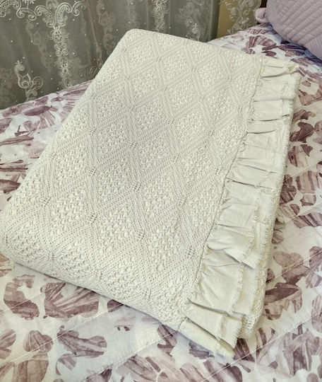 Liolios Home Double Blanket 230x250cm Gray Liolios Home Double Blanket 230x250cm Gray
