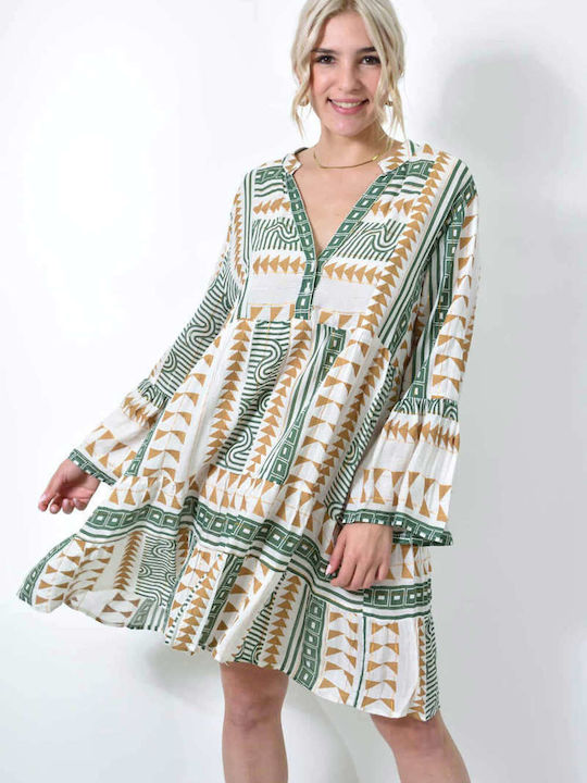 Potre Feminin Caftan de Plajă Green