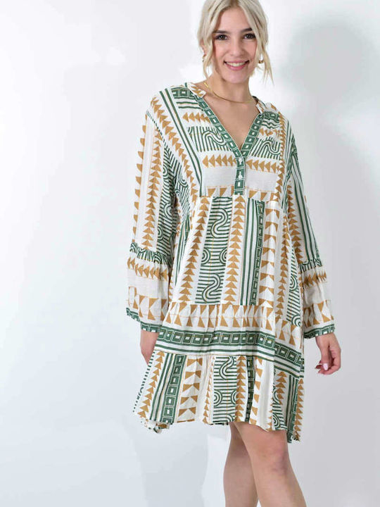 Potre Feminin Caftan de Plajă Green